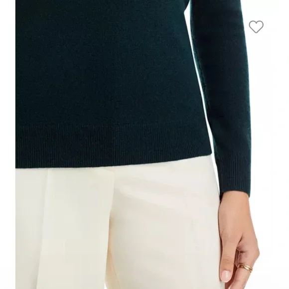 NWT - C by Bloomingdale’s Women’s Cashmere Crewneck Sweater - Picture 7 of 11